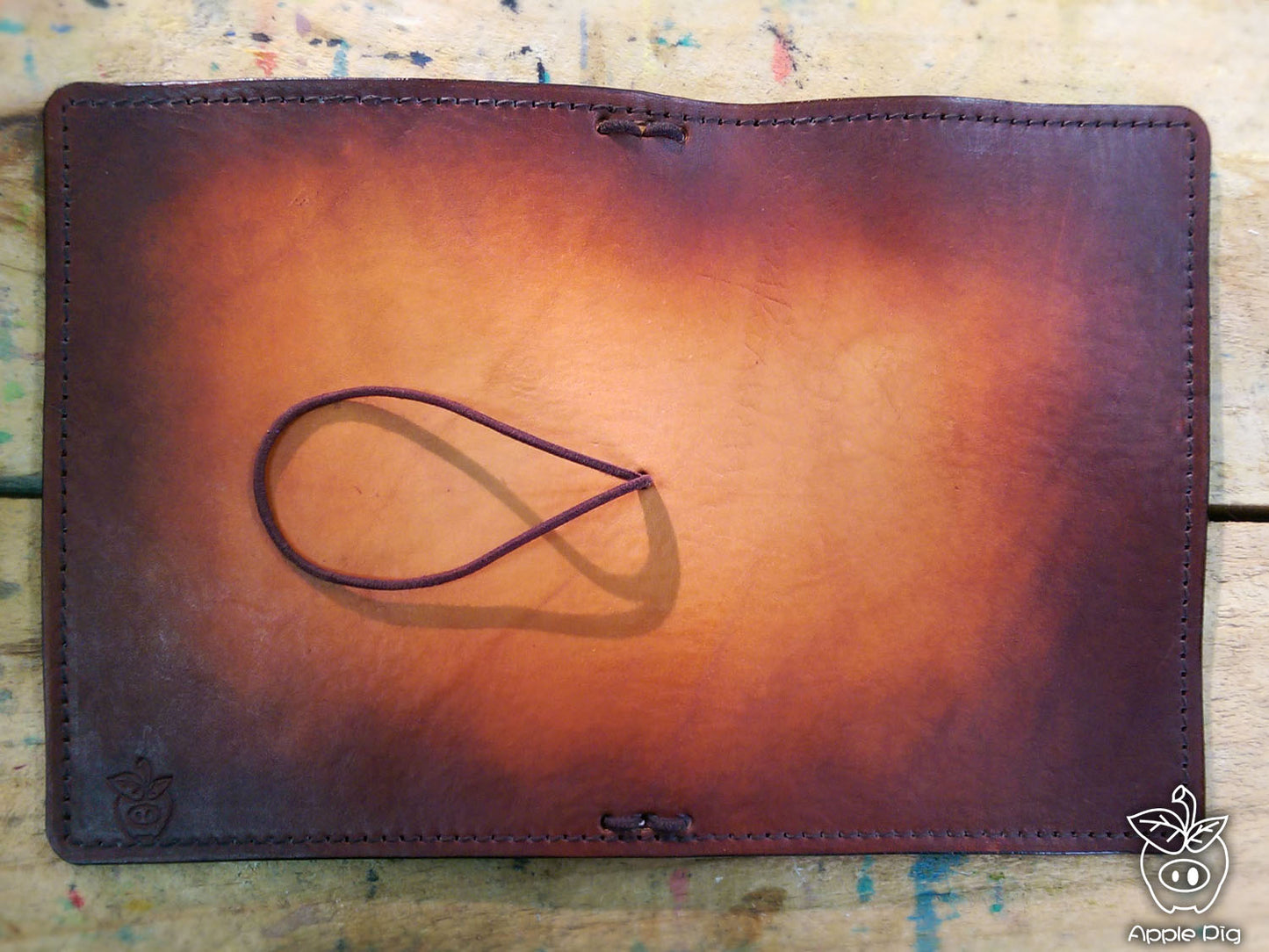 Apple Pig Leather"Cave Art" Traveler's Notebook