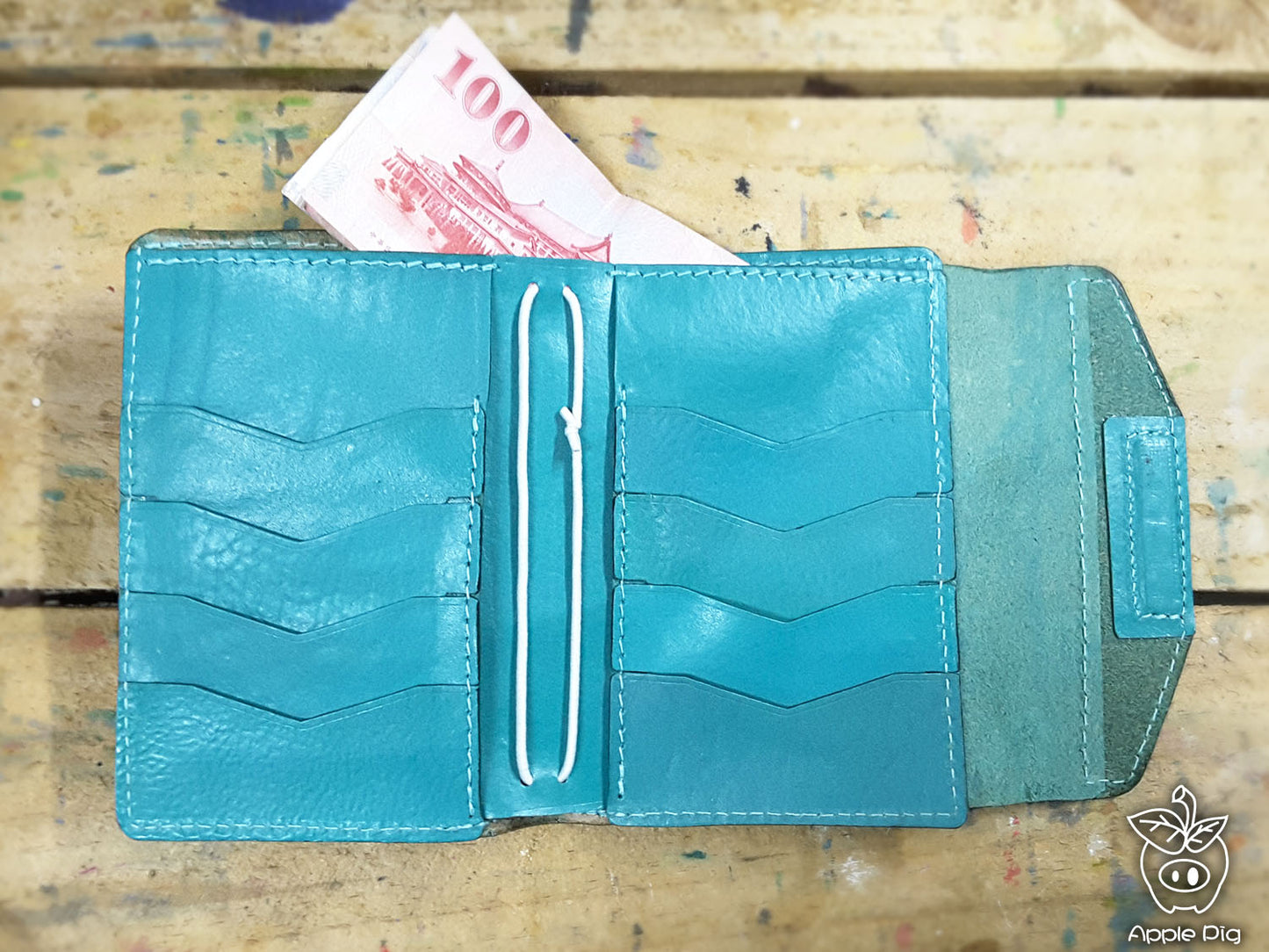 Apple pig "Wallet notebook 2" for Field Note and A6 size