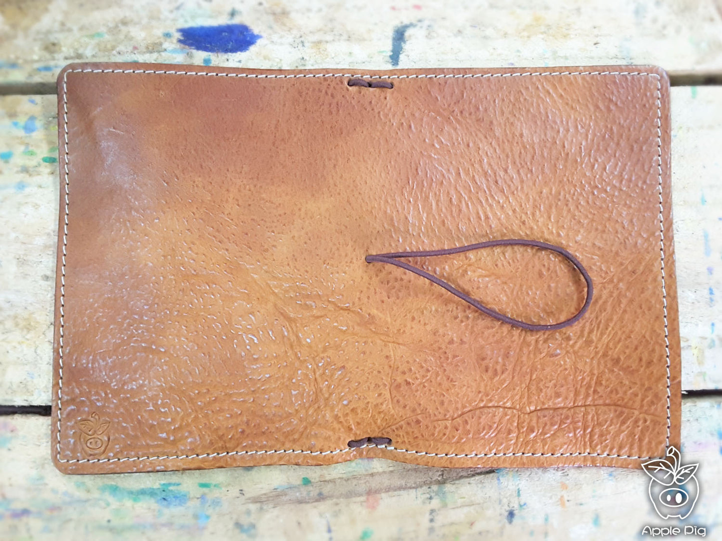 Apple Pig Leather"Naughty Fox" Traveler's Notebook