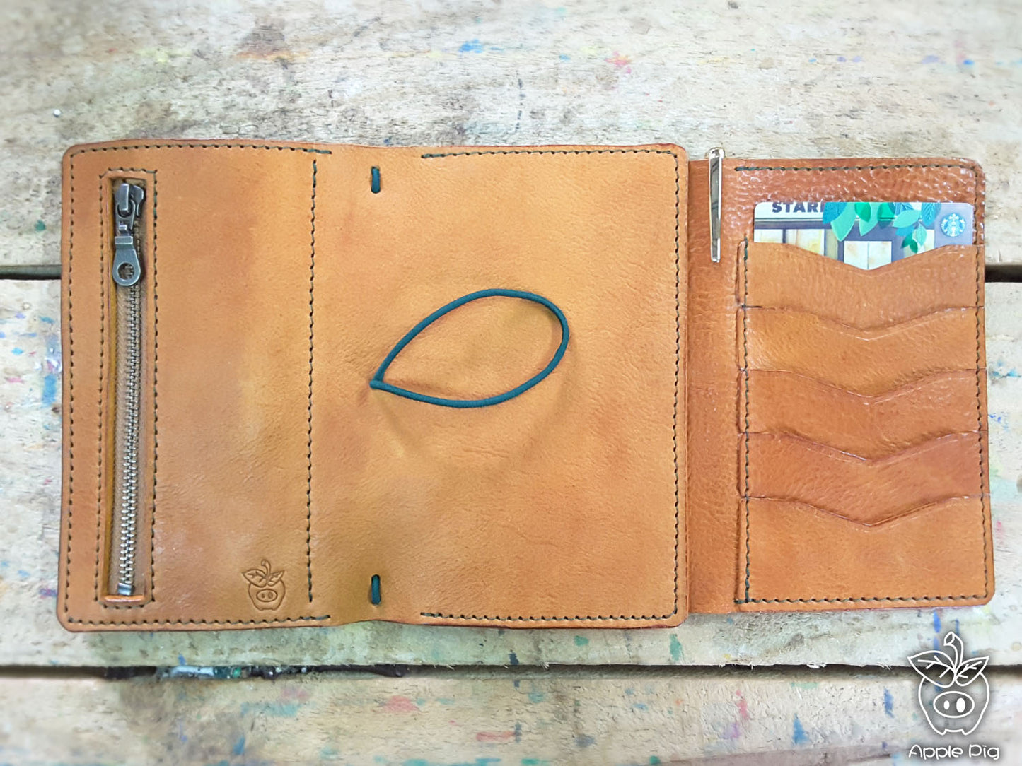 Apple pig "Wallet notebook 3"