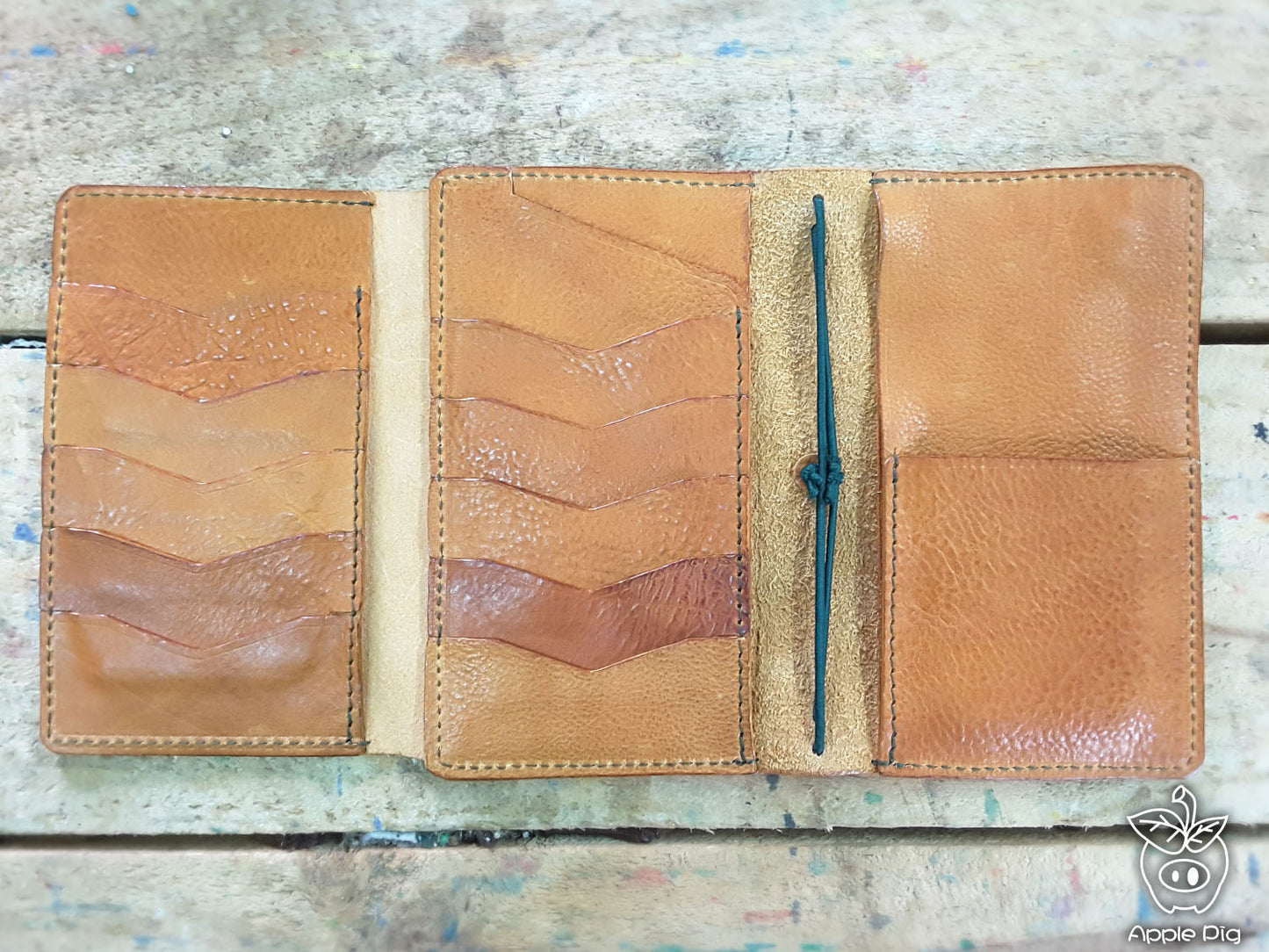 Apple pig "Wallet notebook 3"