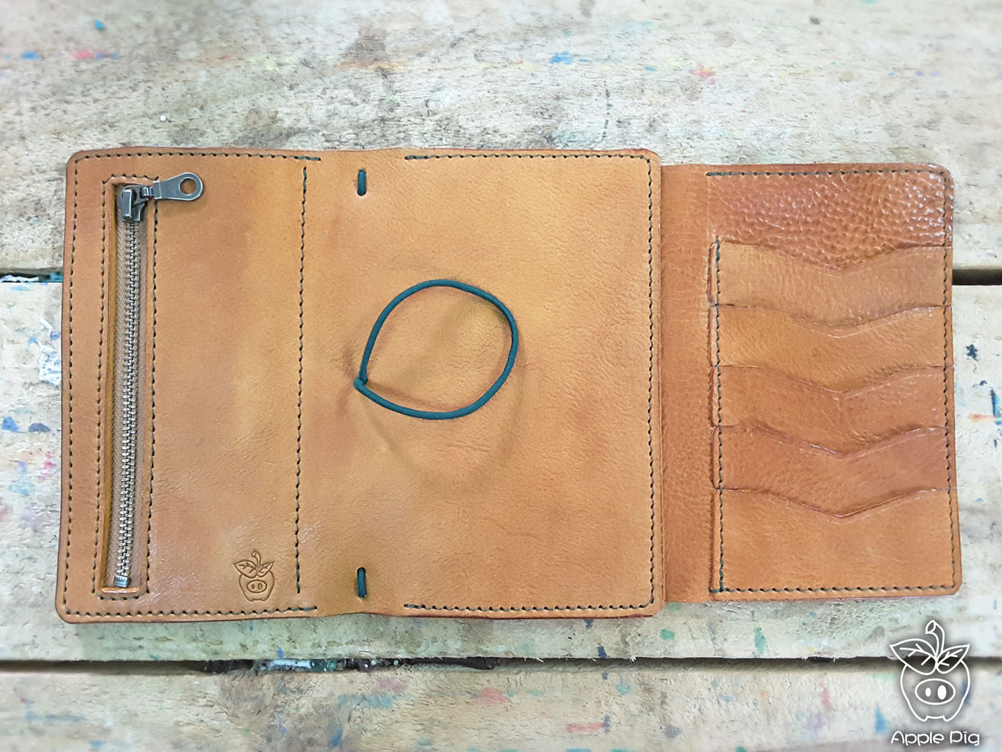 Apple pig "Wallet notebook 3"