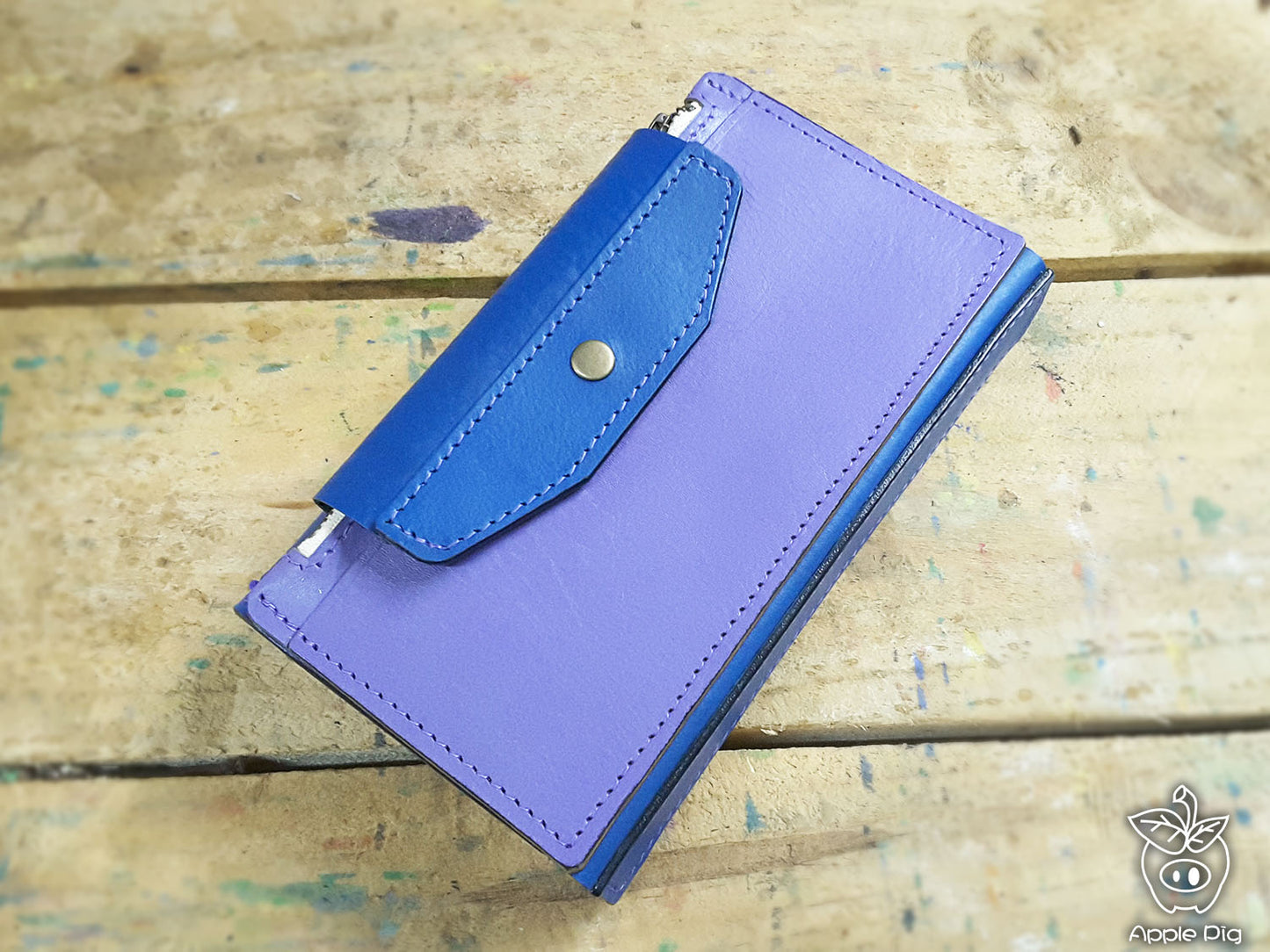 ApplePig Tri fold wallet