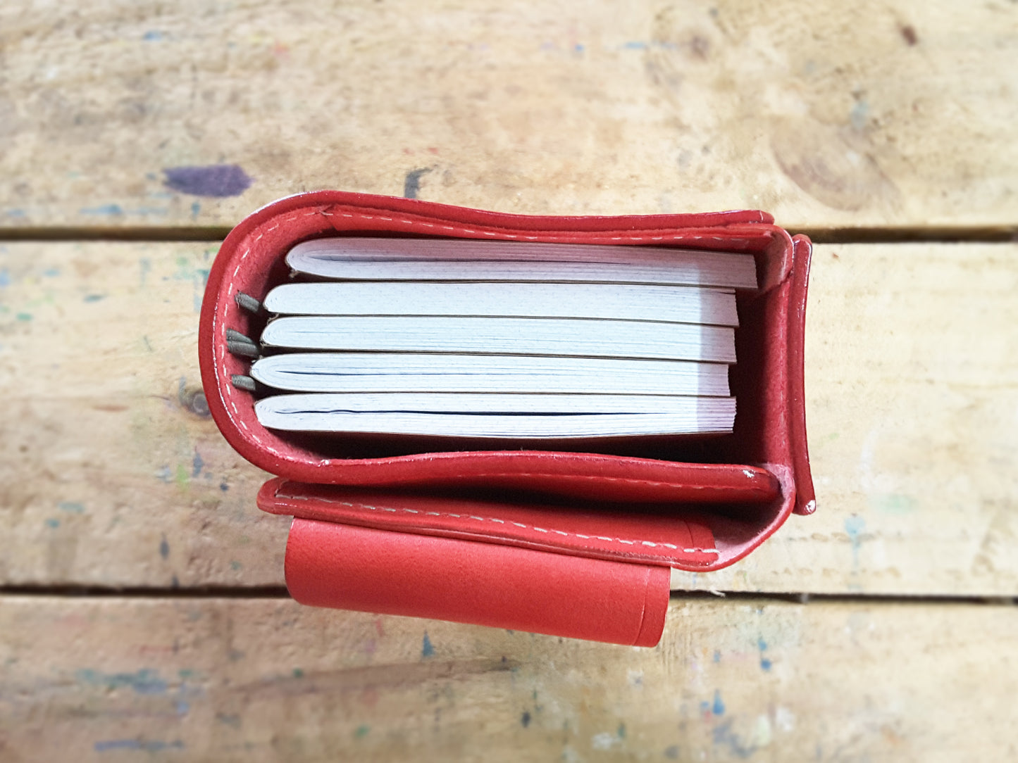 ApplePig Tri fold front pocket Traveler's Notebook