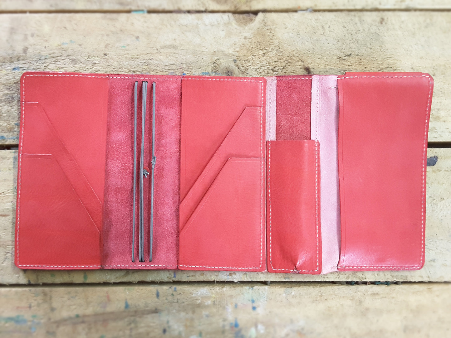 ApplePig Tri fold front pocket Traveler's Notebook