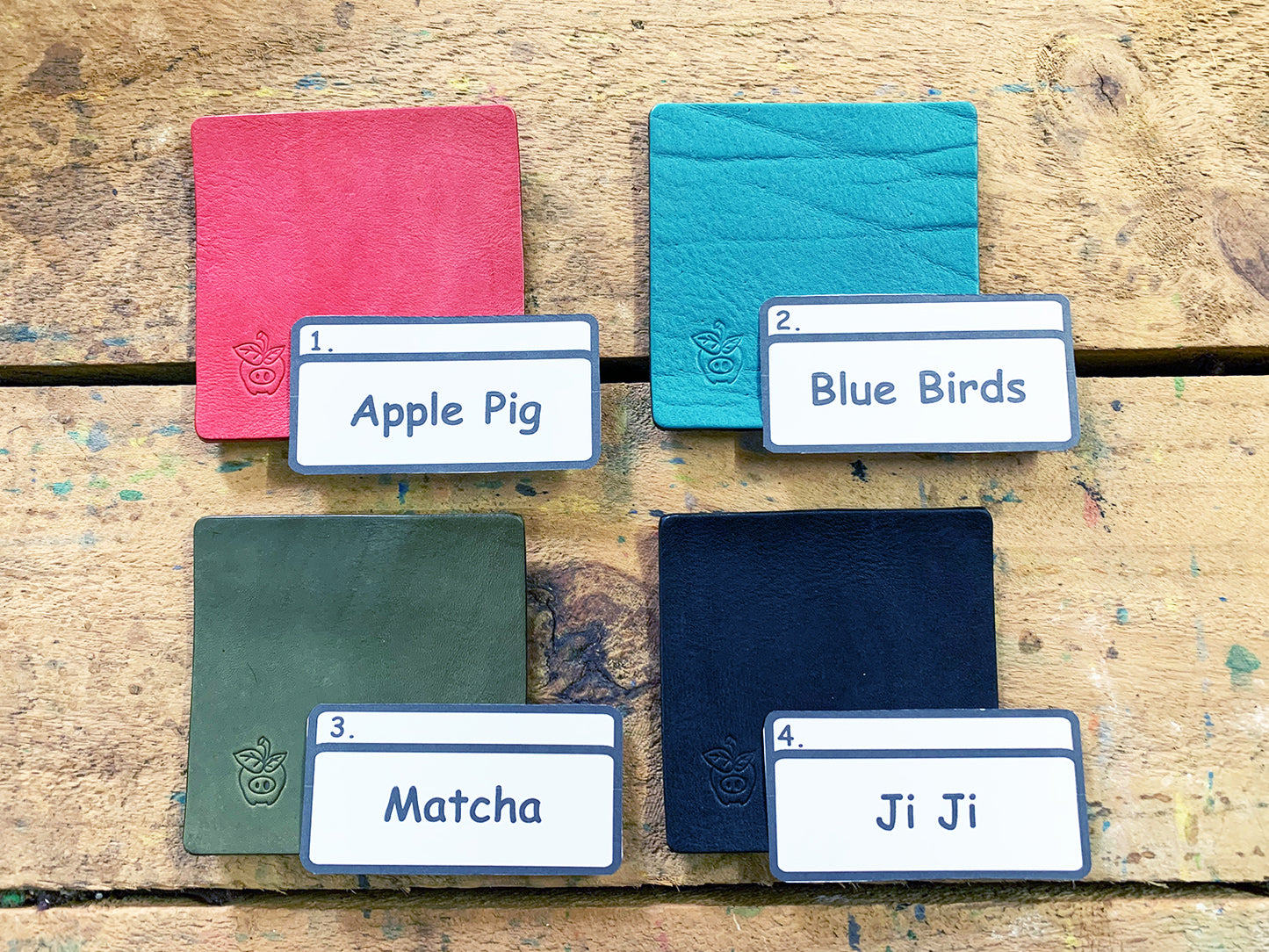 Apple Pig pen collector(pen bag/pen pouch/pen slots/pen case)