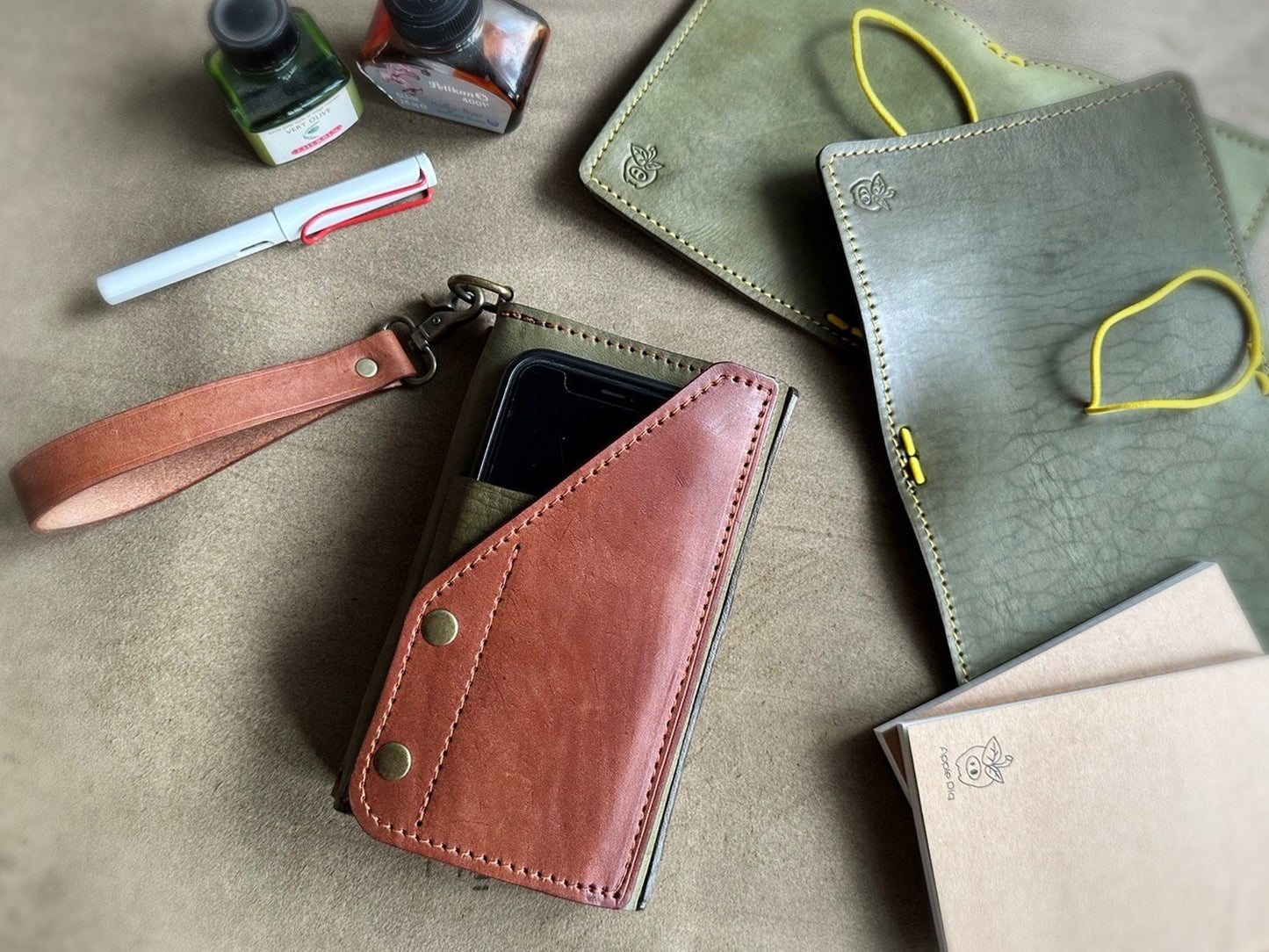 Apple pig "Wallet notebook 5"