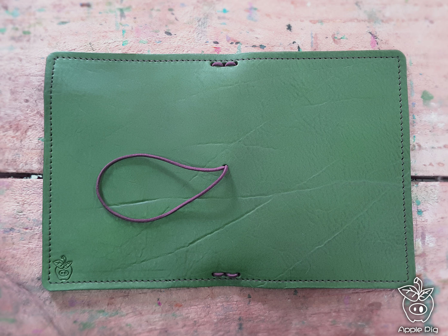 Try Try(for all kinds leather)Apple Pig Traveler's Notebook