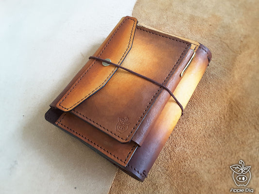 Apple Pig Mix Traveler's Notebook (for cave art leather)
