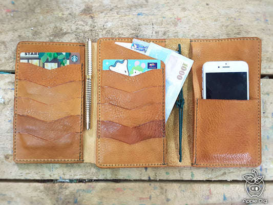 Apple pig "Wallet notebook 3"