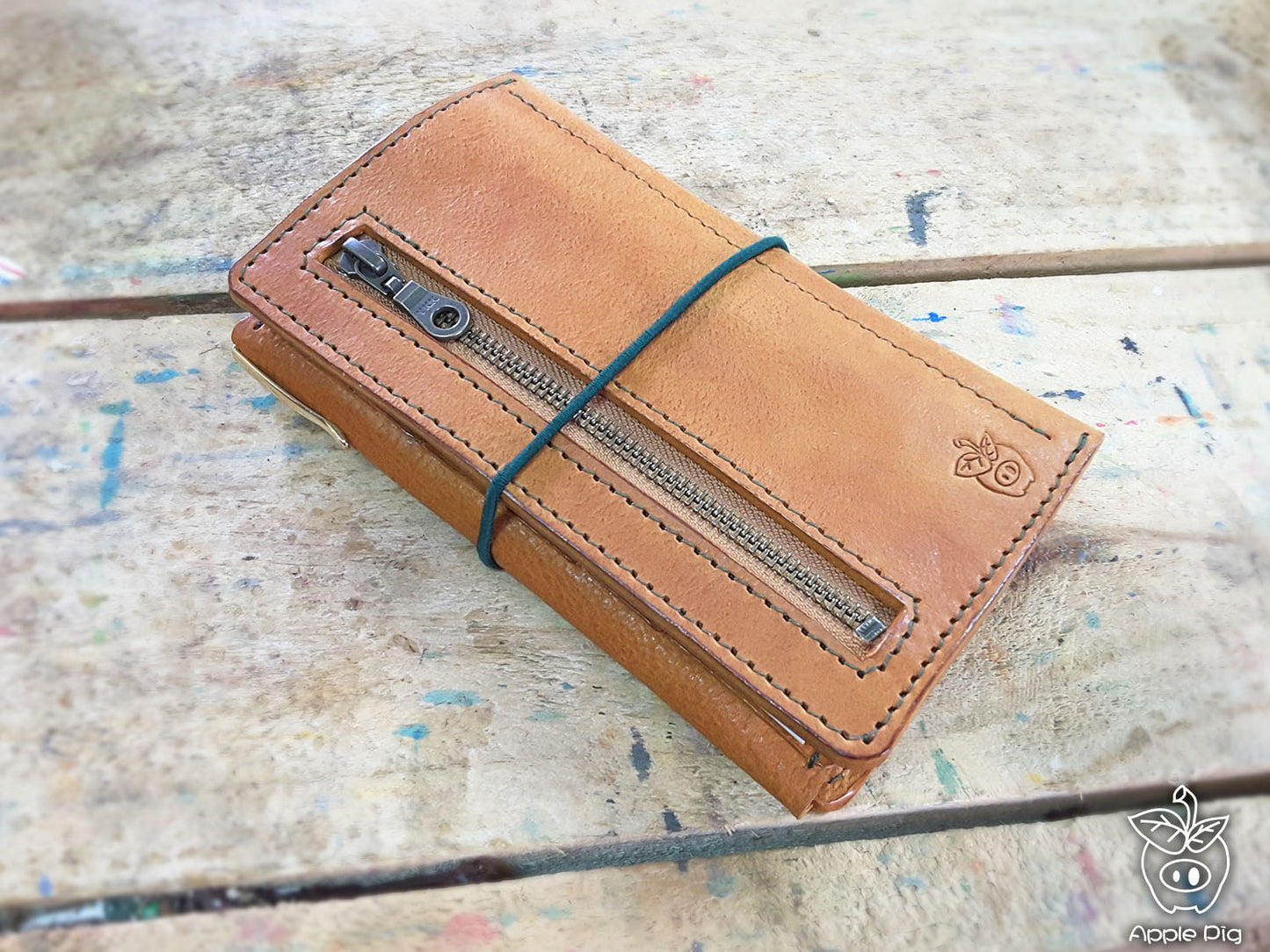 Apple pig "Wallet notebook 3"