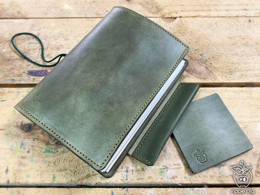 big back pocket (for all kinds leather)Apple Pig Traveler's Notebook