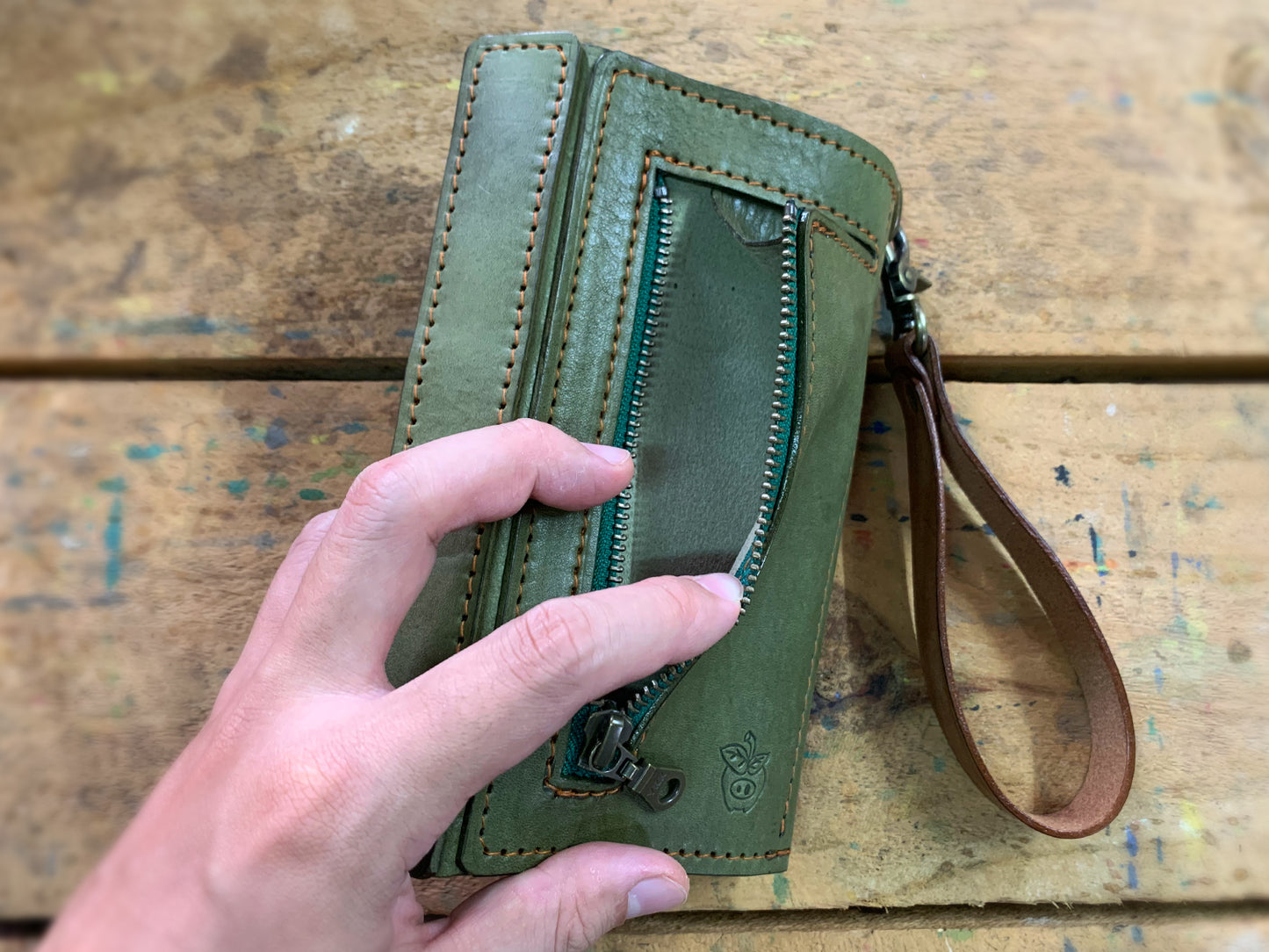 Apple pig "Wallet notebook 5"
