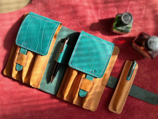 Apple Pig pen collector(pen bag/pen pouch/pen slots/pen case)